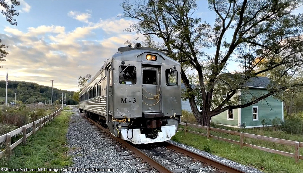 CVSR M-3 is stopped here for the engineer to change ends.